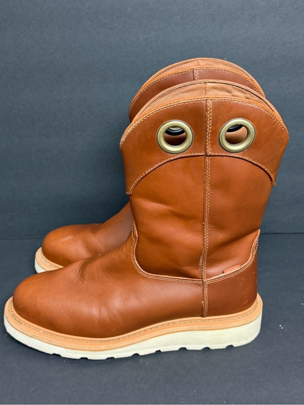 Tecovas Men's Longhaul Waterproof Roper Composite Toe Work Boot -- Size 8EE